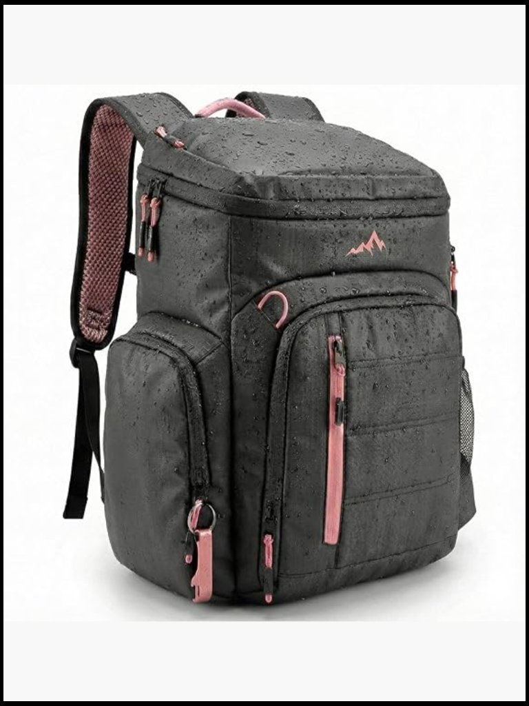 Insulated Backpack Cooler Leakproof Lightweight Portable Camping Beach Hiking